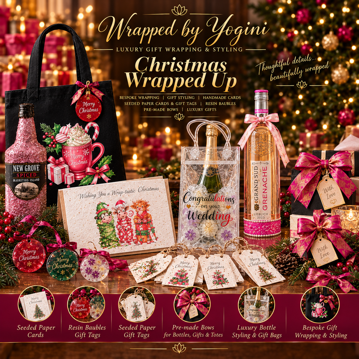 Wrapped by Yogini Christmas Wrapped Up collection graphic