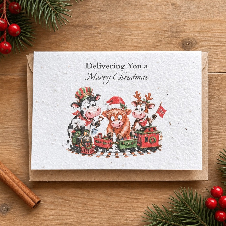Seeded Christmas Cards