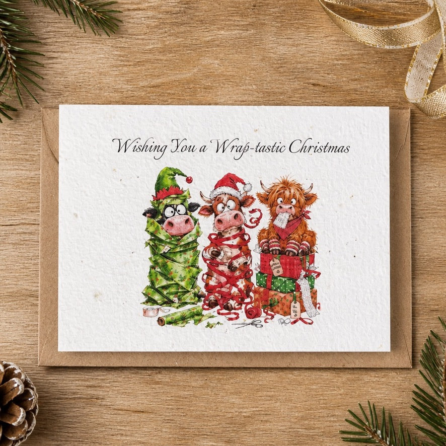 Seeded Christmas Cards