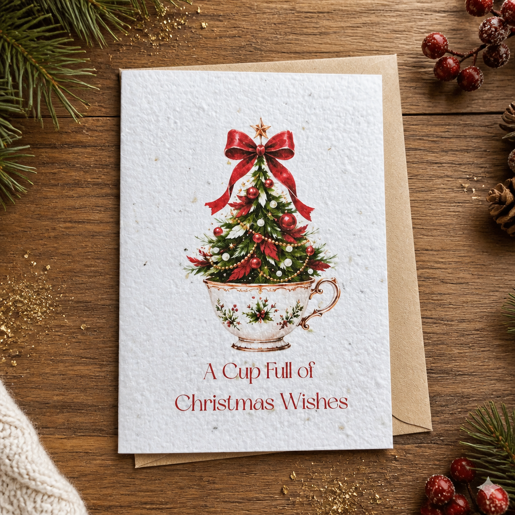 Seeded Christmas Cards