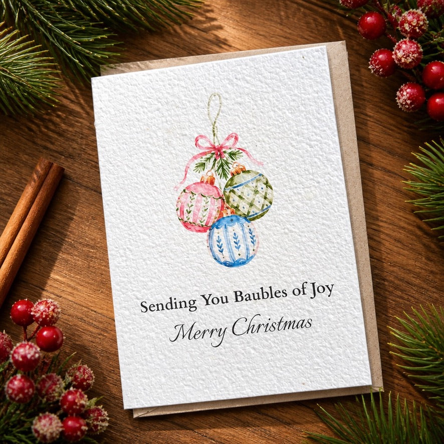 Seeded Christmas Cards