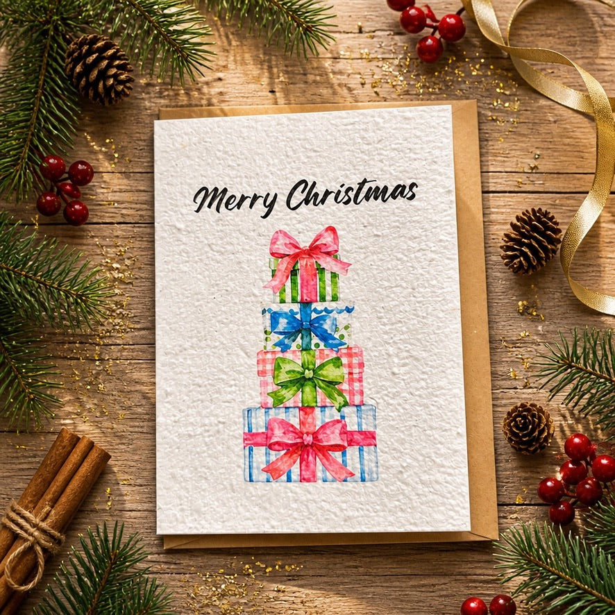 Seeded Christmas Cards