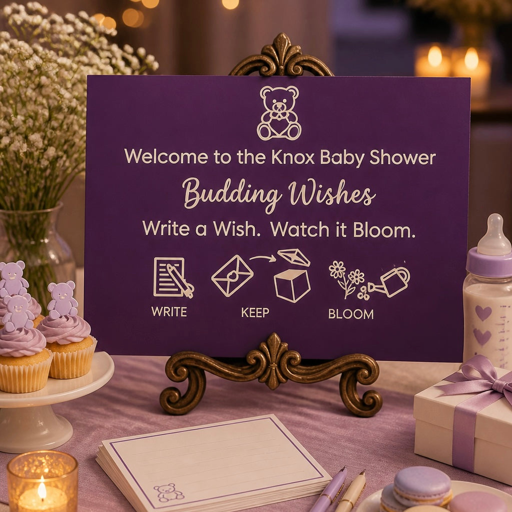 Standard Package – Personalised Baby Shower Gift Set | Budding Wishes