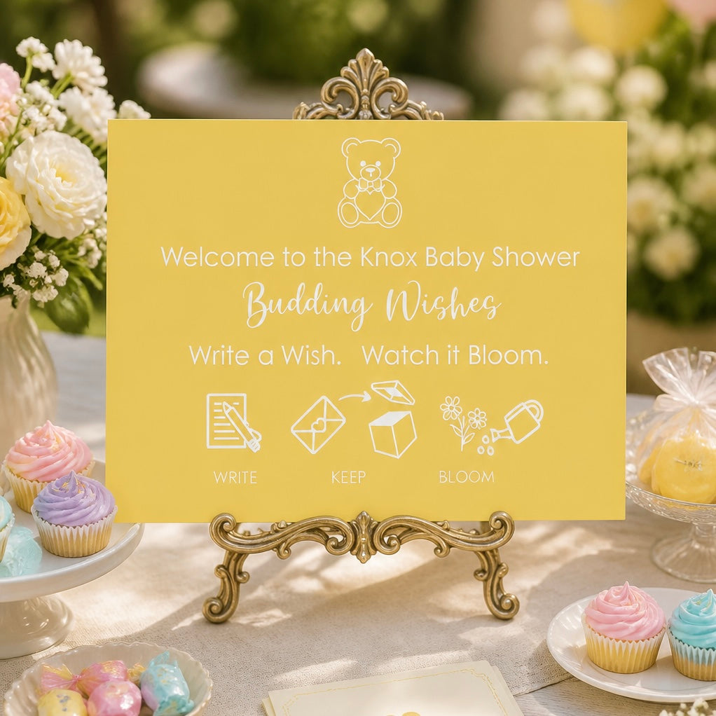 Standard Package – Personalised Baby Shower Gift Set | Budding Wishes